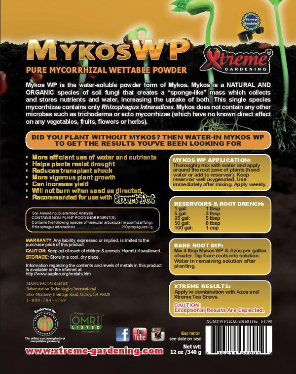 Mykos Mycorrhizal Root Health Enhancer 2.2 lbs