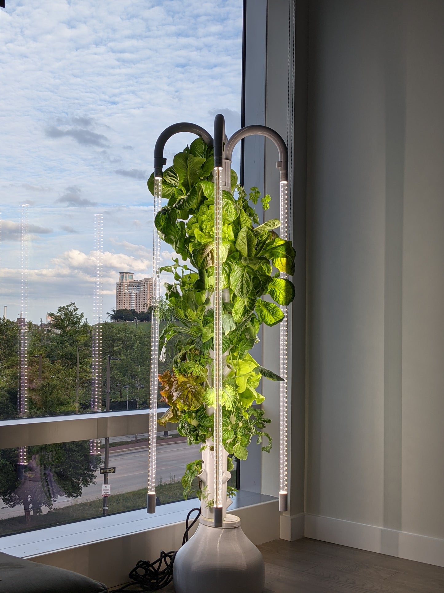 The Hydro Tower® Hydroponic Gardening Tower for 36 Plants with Integrated Lighting and Watering Systems (HD1.5 Model)